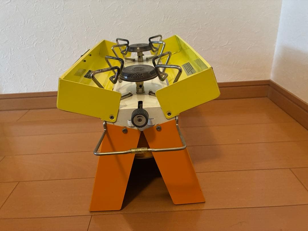 PRIMUS 2222 ツーバーナーコンロ オレンジ/イエロー