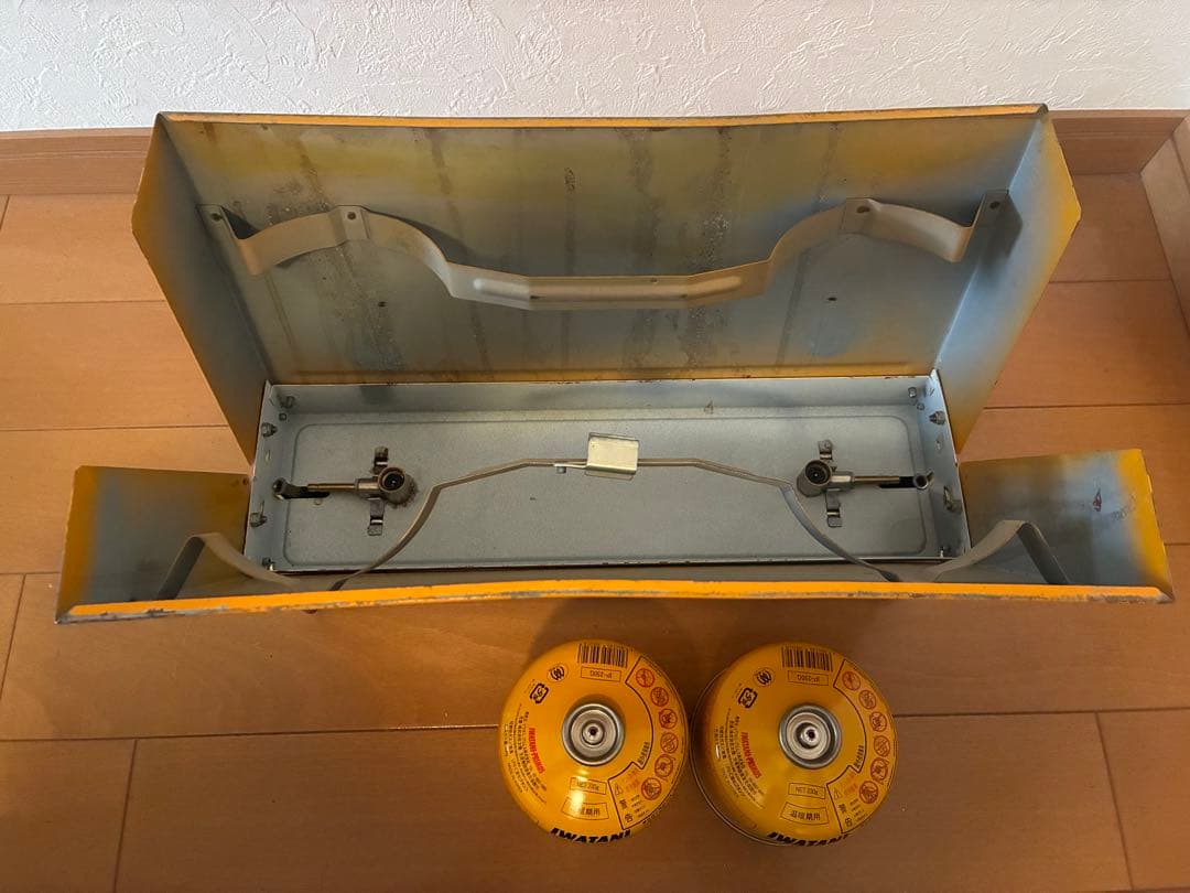 PRIMUS 2222 ツーバーナーコンロ オレンジ/イエロー