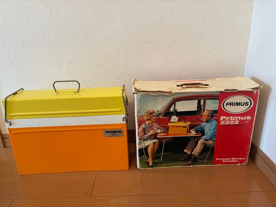 PRIMUS 2222 ツーバーナーコンロ オレンジ/イエロー