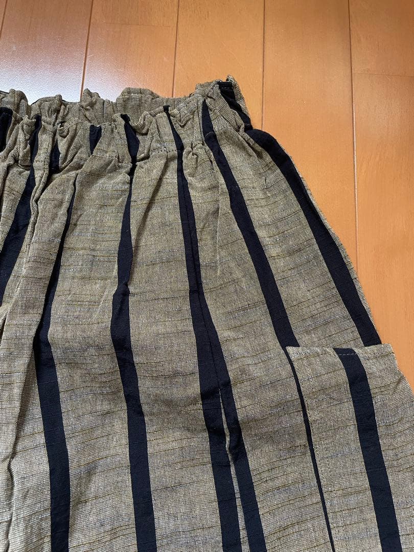 新品　ヤンマ産業　キュロット　ロング丈＋5㎝　ともえ縞
