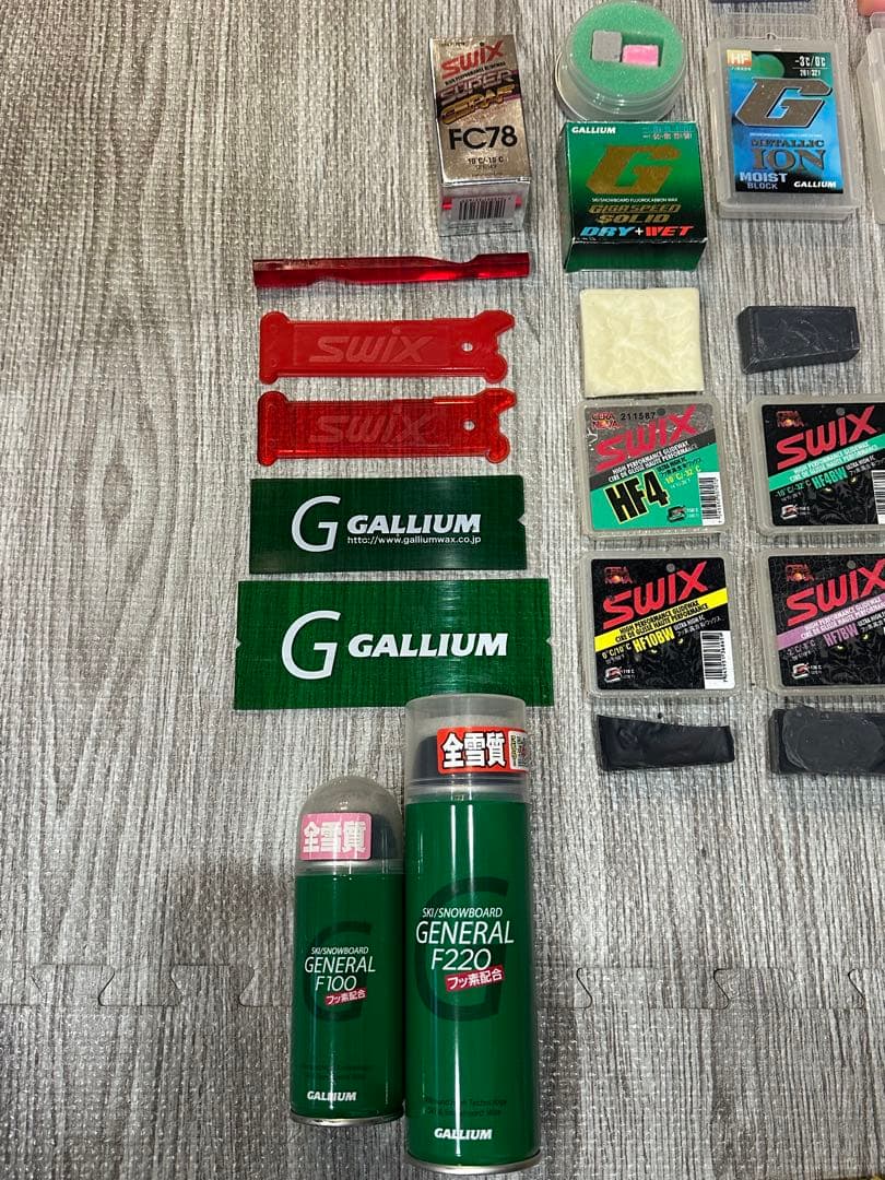 GALLIUM SWIX スキー用ワックスセット