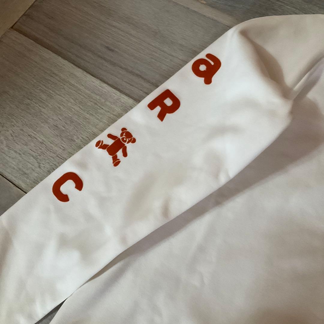 新品archivio アーチロゴホワイト ハイネックプルオーバー38