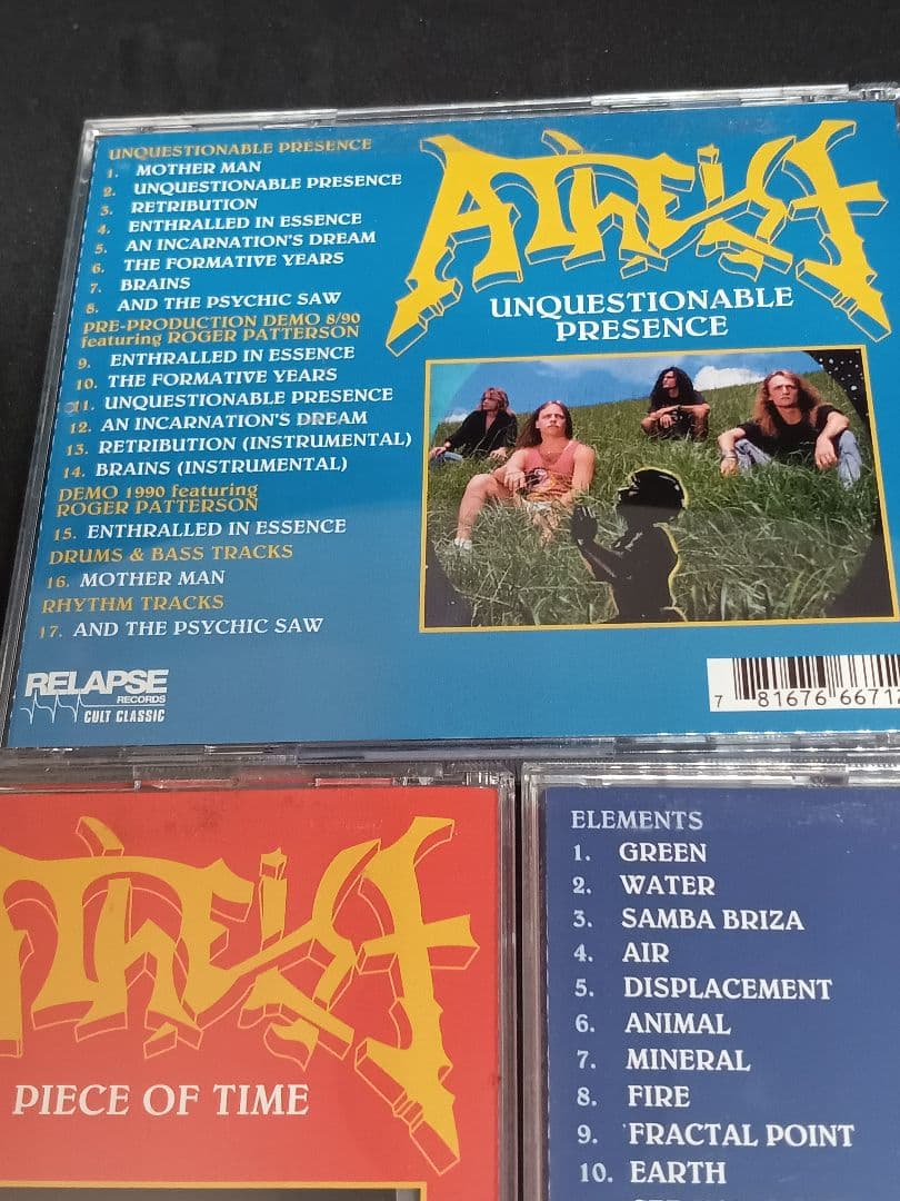 Atheist ３枚セット メタル L