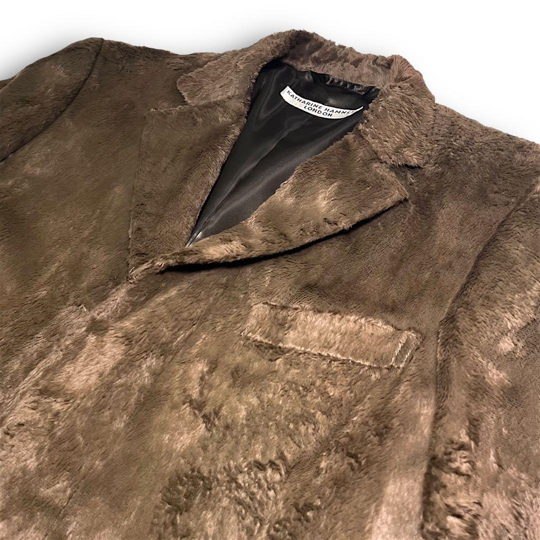 ジャケット・アウター KATHARINE HAMNETT LONDON Fake fur coat