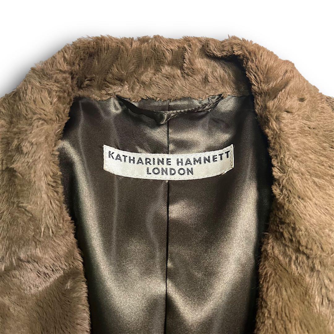 ジャケット・アウター KATHARINE HAMNETT LONDON Fake fur coat