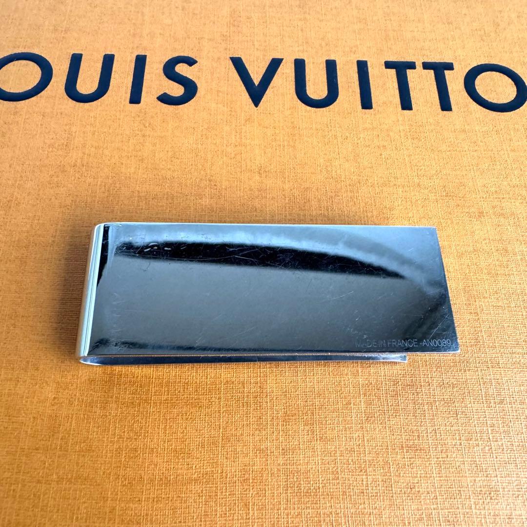 【美品！】ルイヴィトン パンス・ビエ・シャンゼリゼ マネークリップ シルバー