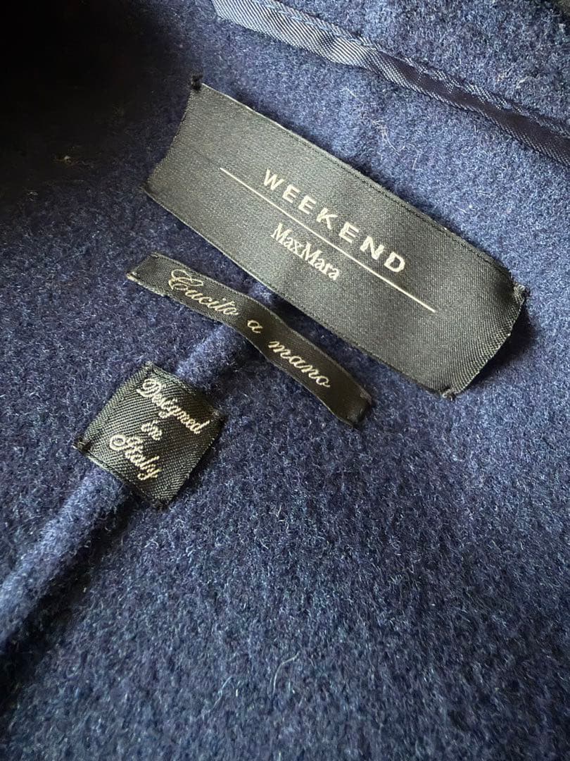 Weekend Max Mara フード付ショートコート　半端丈クチートアマー