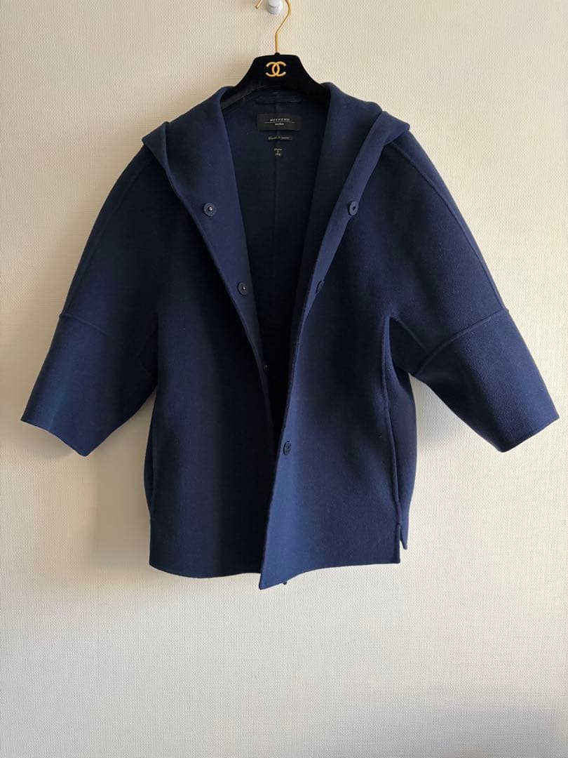 Weekend Max Mara フード付ショートコート　半端丈クチートアマー