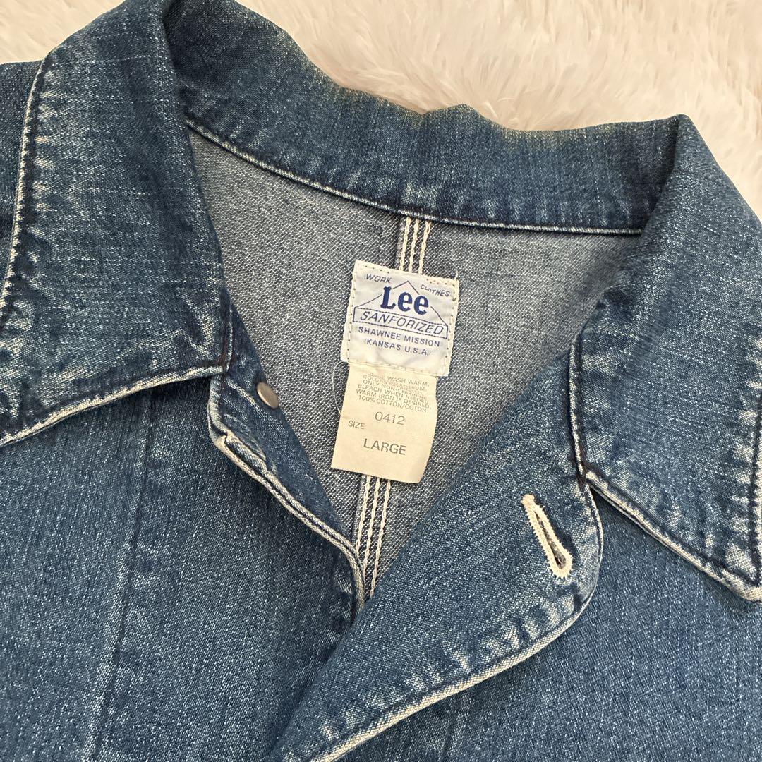 人気　Lee リー　カバーオール　ハウスタグ　 0412 90s 復刻 サイズL