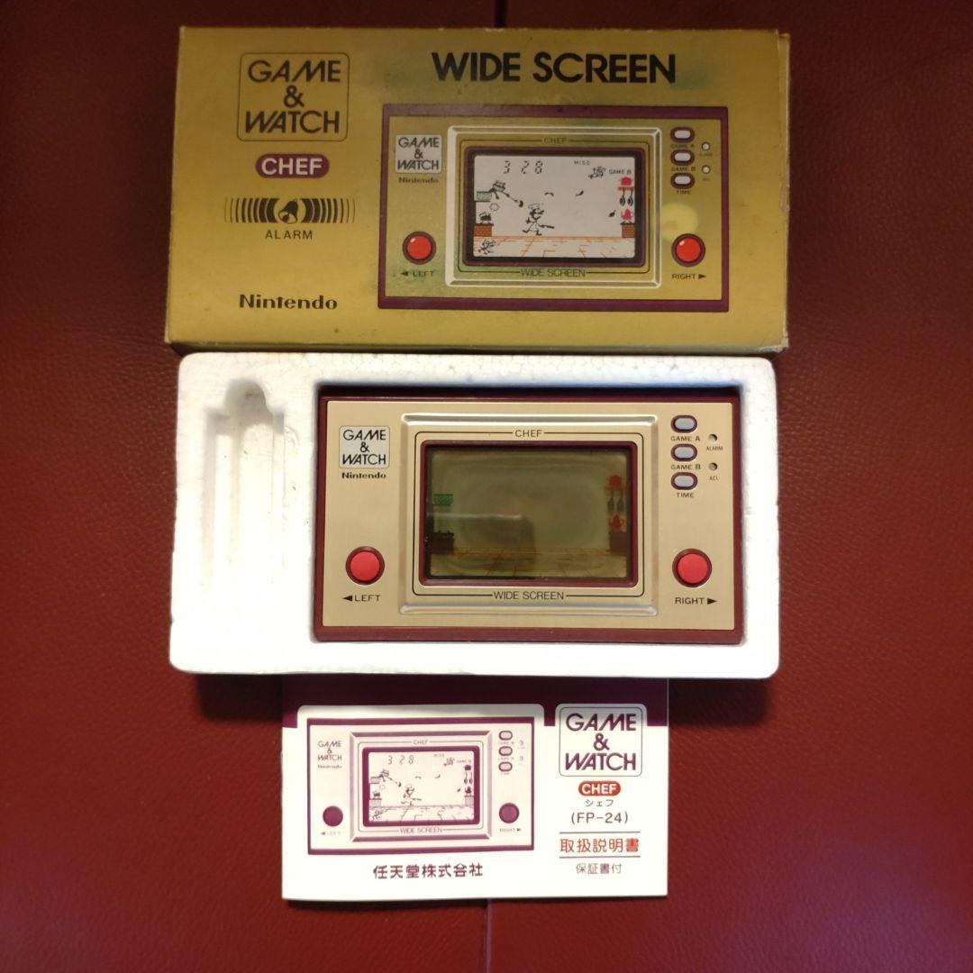 ゲームウォッチ CHEF「希少」1981年昭和レトロ 液晶ゲーム 任天堂