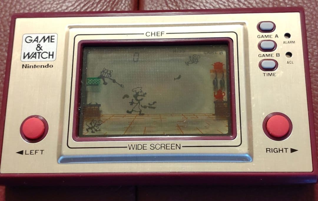 ゲームウォッチ CHEF「希少」1981年昭和レトロ 液晶ゲーム 任天堂