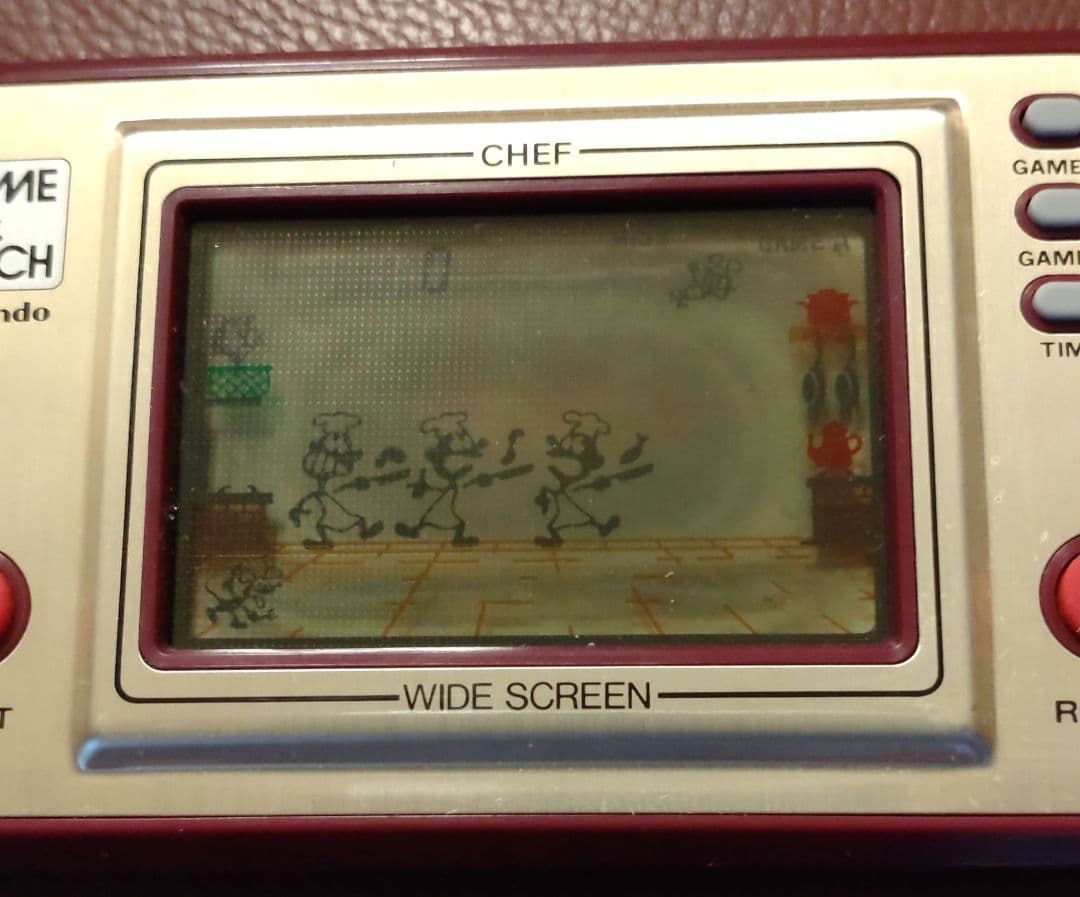 ゲームウォッチ CHEF「希少」1981年昭和レトロ 液晶ゲーム 任天堂