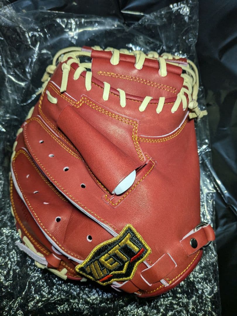 ZETT PROSTATUS 軟式グローブ 赤 2