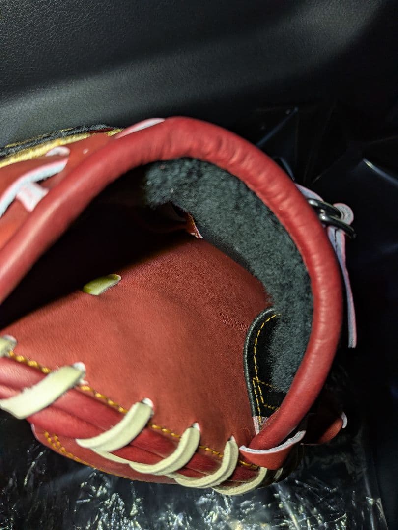 ZETT PROSTATUS 軟式グローブ 赤 2