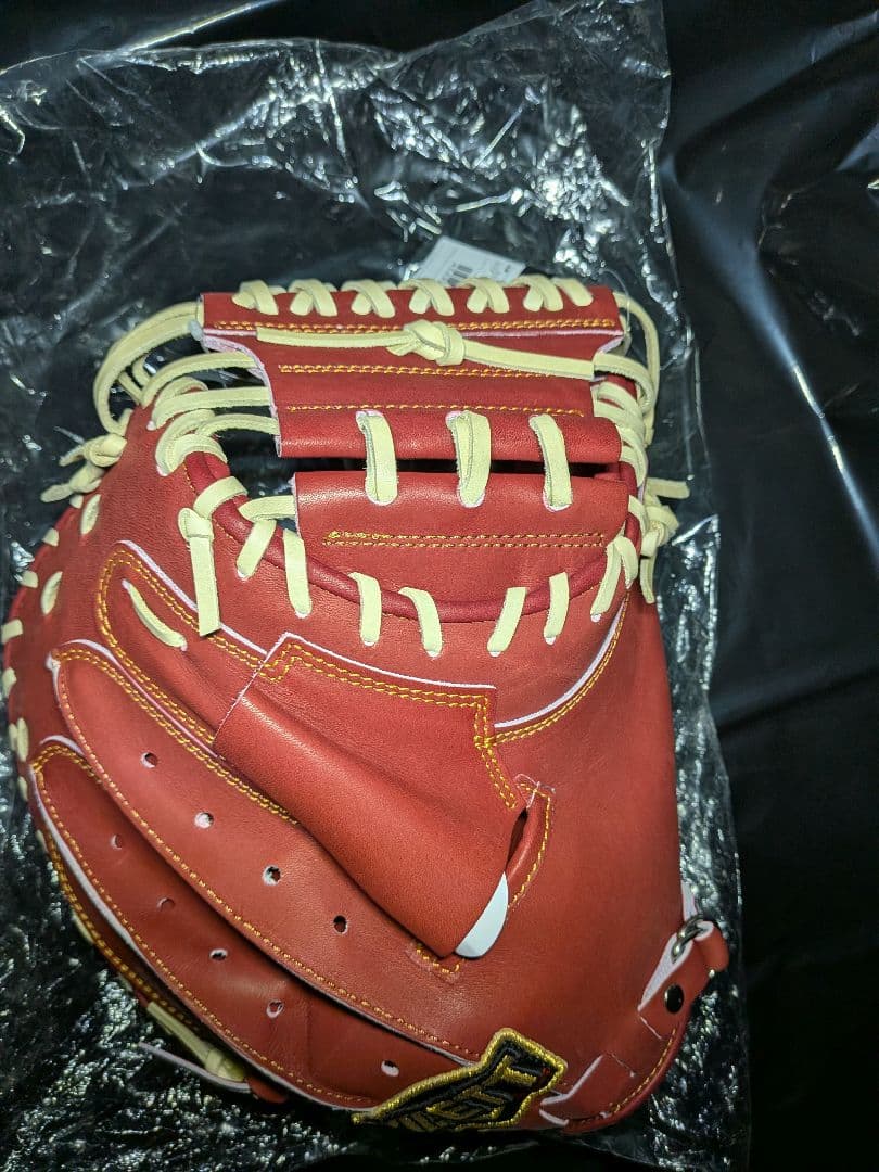 ZETT PROSTATUS 軟式グローブ 赤 2