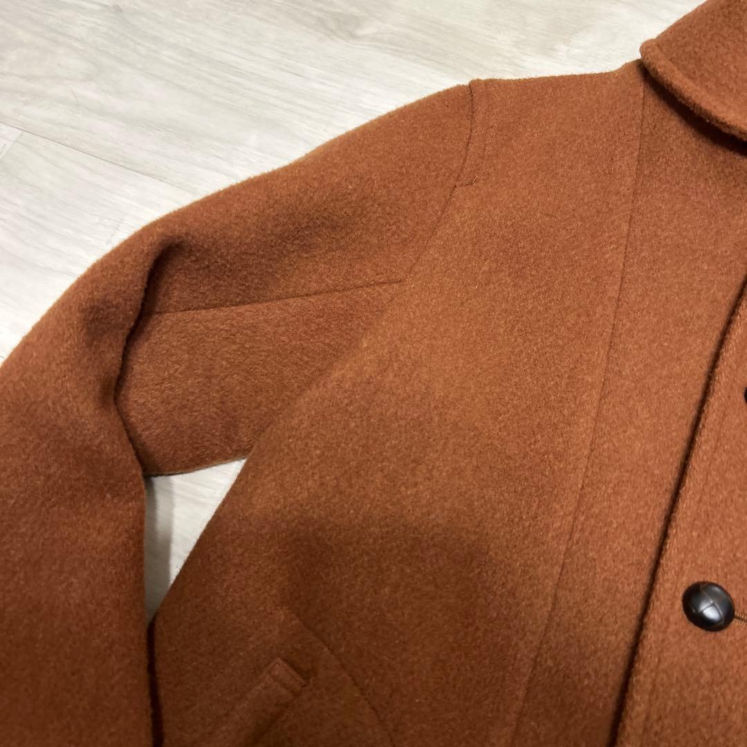 ダントン 丸襟ウールモッサジャケット 40