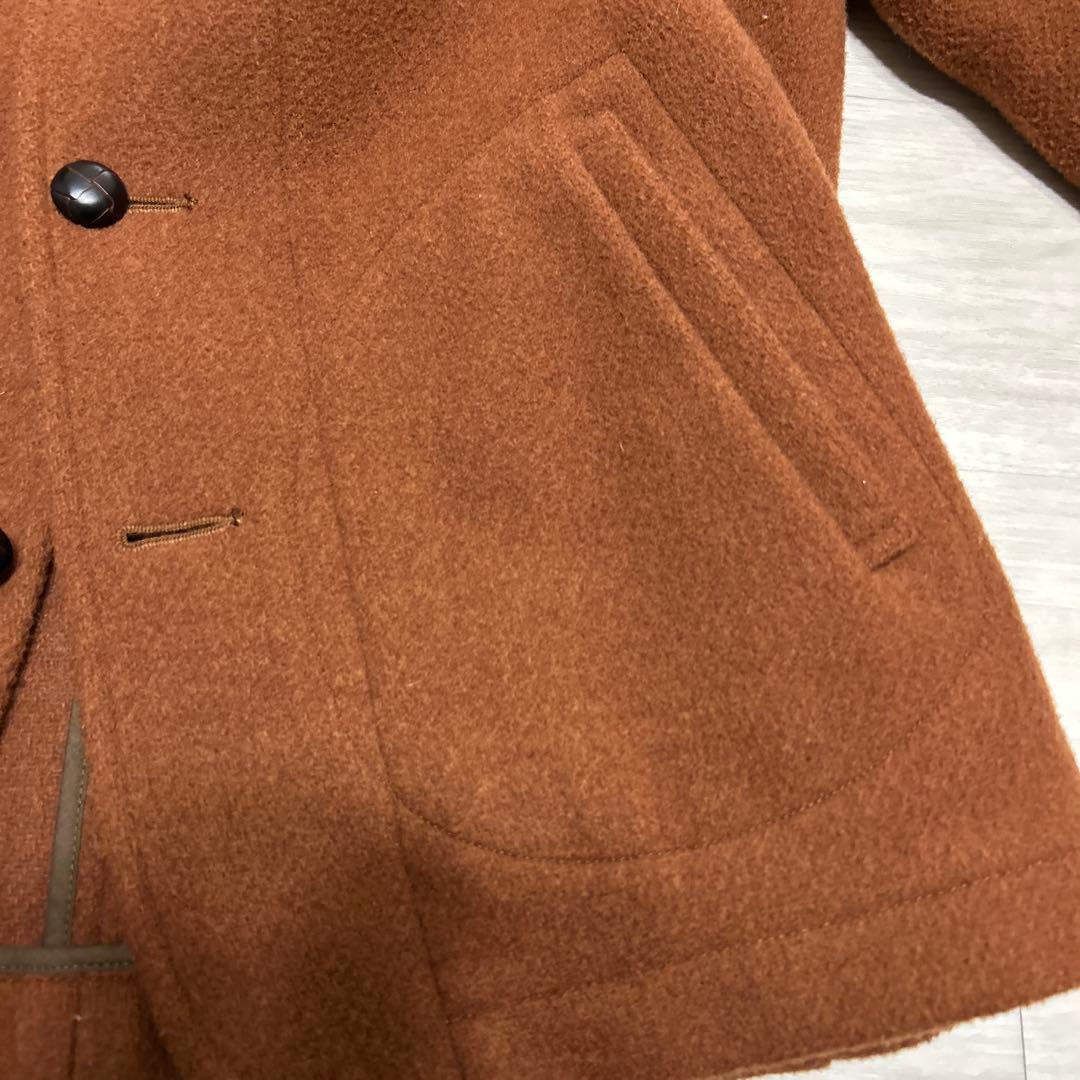 ダントン 丸襟ウールモッサジャケット 40