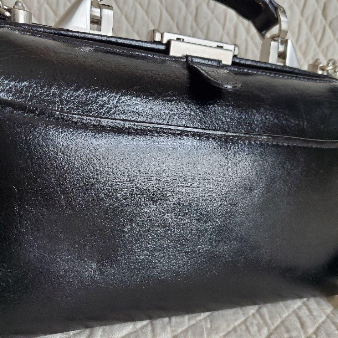 【豊岡鞄】ダレスバッグ　ミニ saddle 2way レザー　ブラック