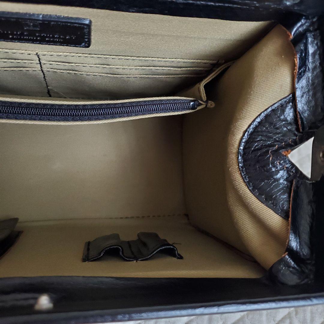 【豊岡鞄】ダレスバッグ　ミニ saddle 2way レザー　ブラック