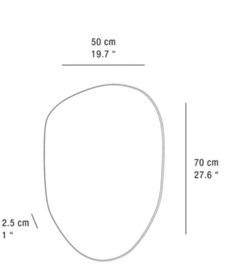 ZARAホーム壁掛け鏡 50x70cm