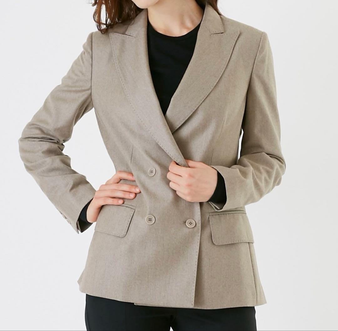 ［試着程度］マックスマーラ 白タグ　バージンウール　ジャケット　サイズ40