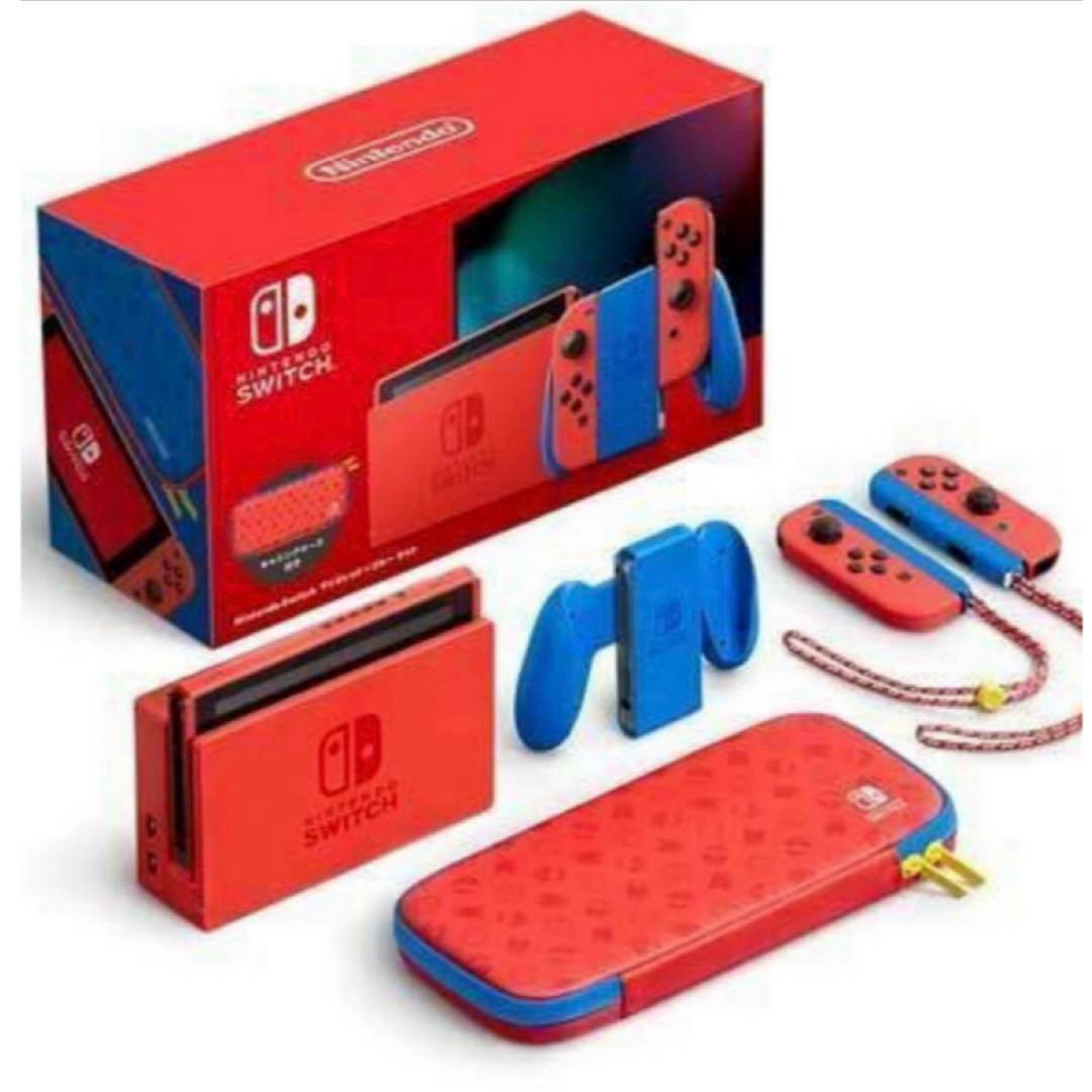 Nintendo Switch マリオレッド×ブルー セット本体 美品 数回使用
