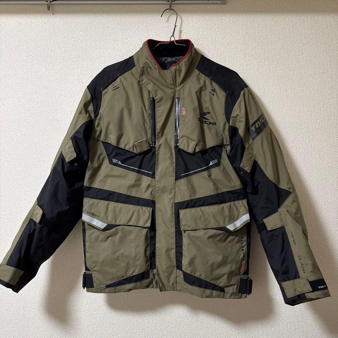 RSタイチ ドライマスタージャケット　Ｌサイズ　カーキ色
