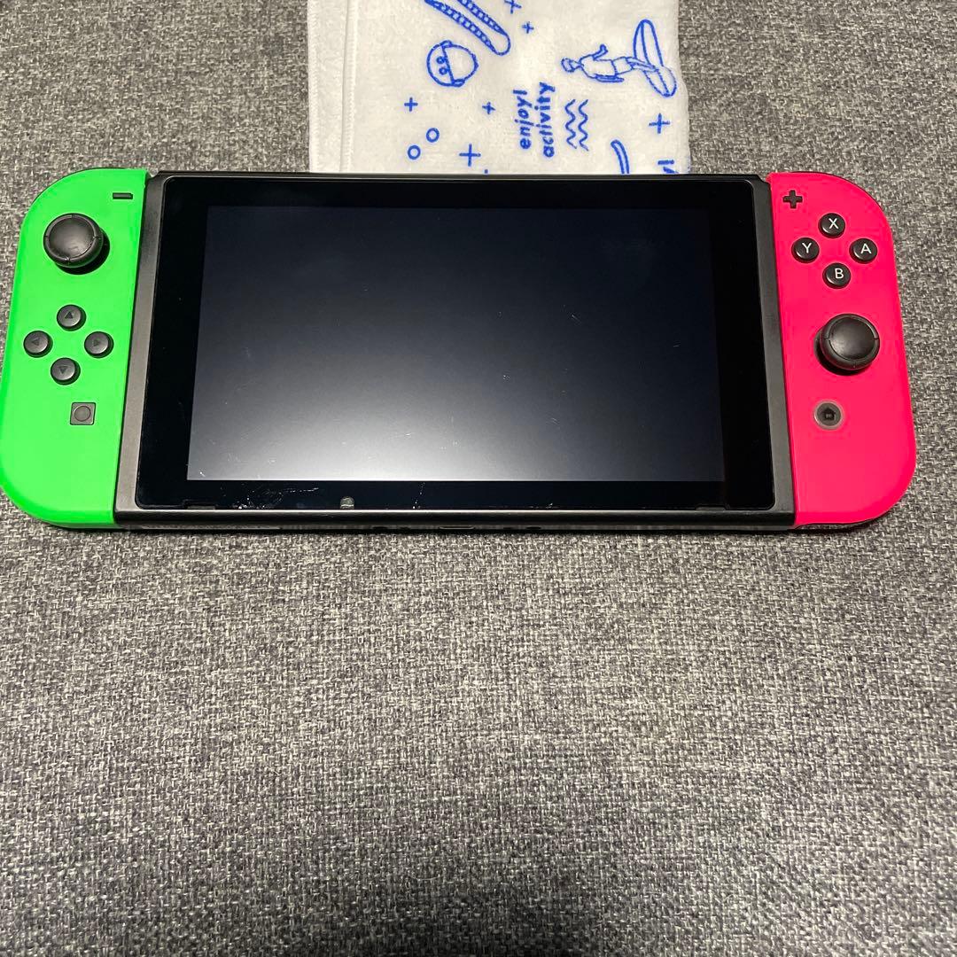 h*a様 【おまけ付き】Nintendo Switch ネオングリーン/ネオンピ