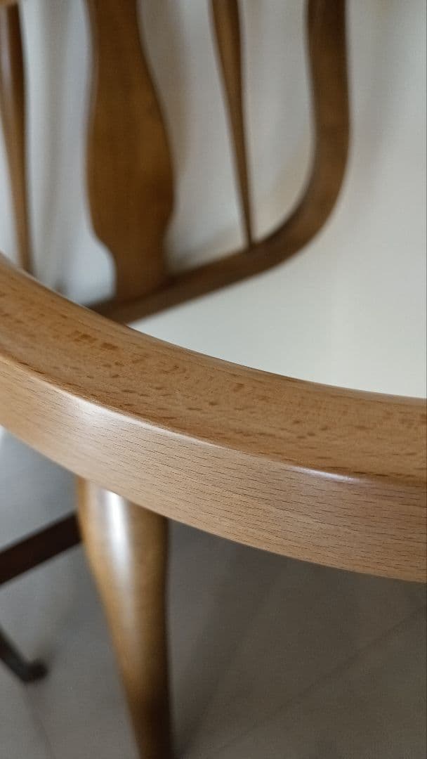 柳 宗理 曲木鏡 小判小 木地色