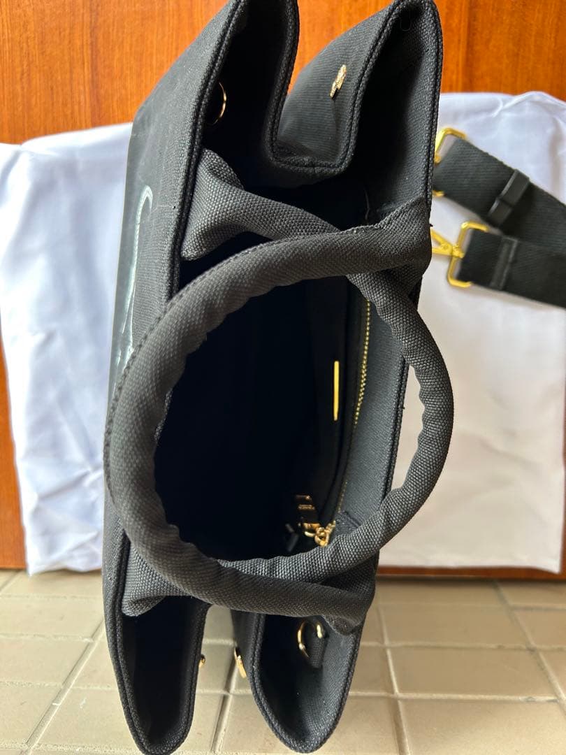 ✨極美品 カナパ 2WAYトートバッグ ブラックSサイズ