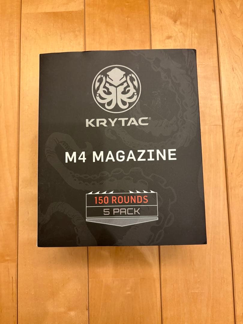【新品未使用】KRYTAC M4 マガジン黒 ５本セット
