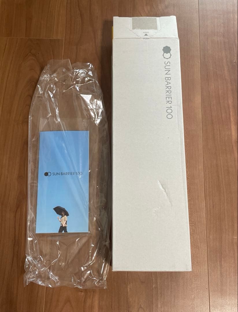 SUN BARRIER 100 2段折/フリル　グレー