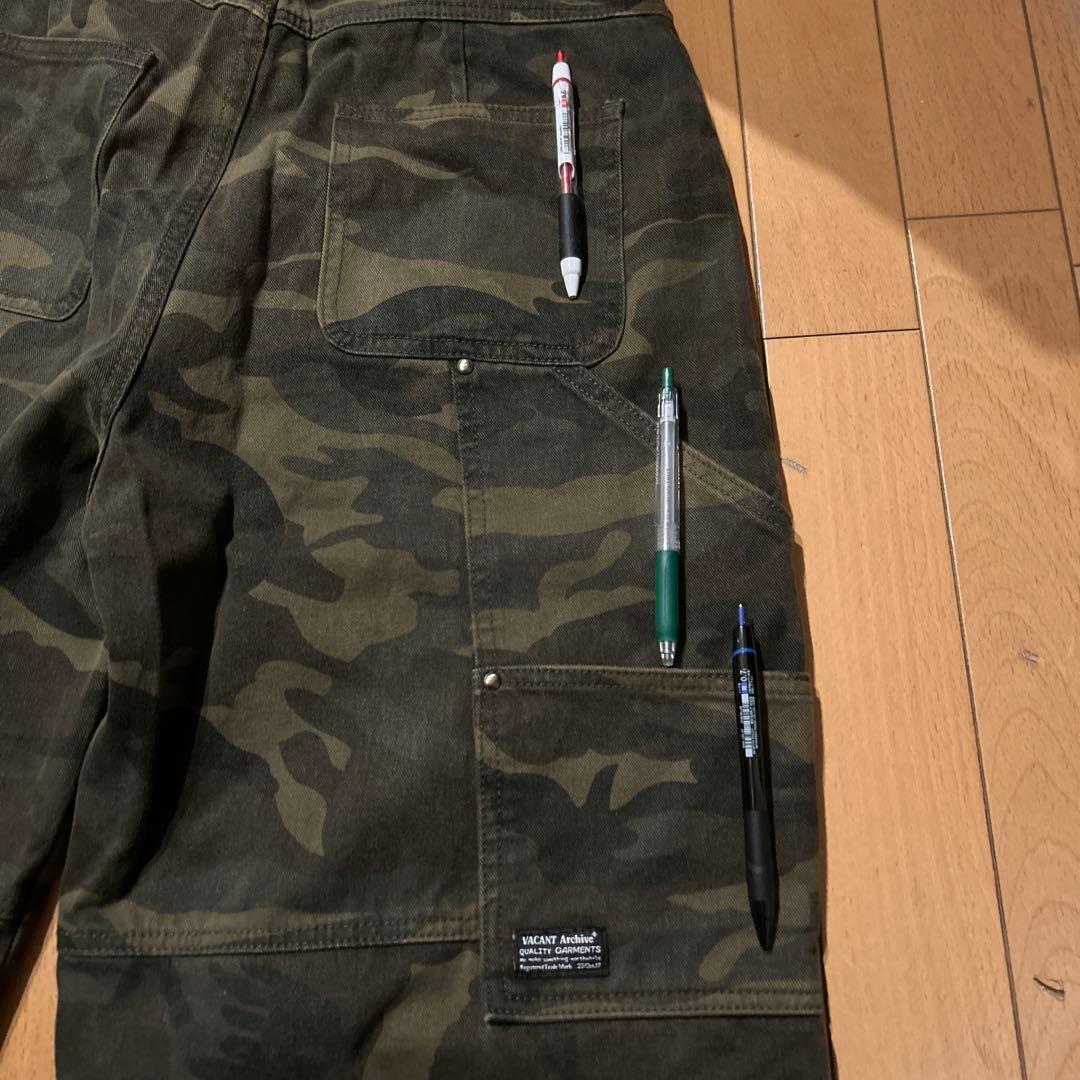 vacant archive カーゴパンツ ペインターダルブニー　迷彩　カモフラ