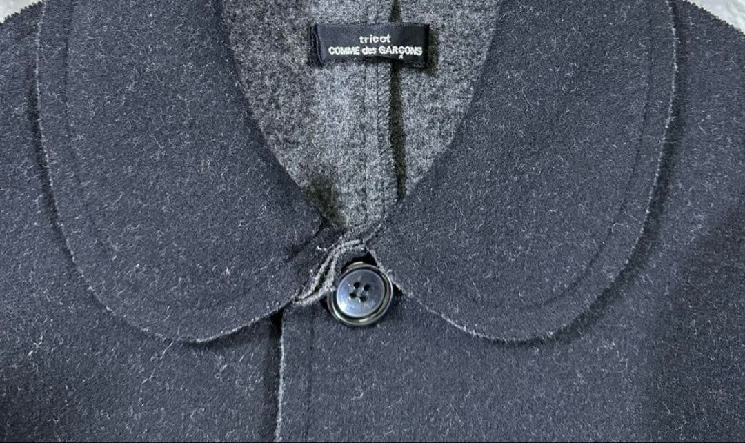 comme des garçonsステンカラーコート ウール　　7/27まで出品