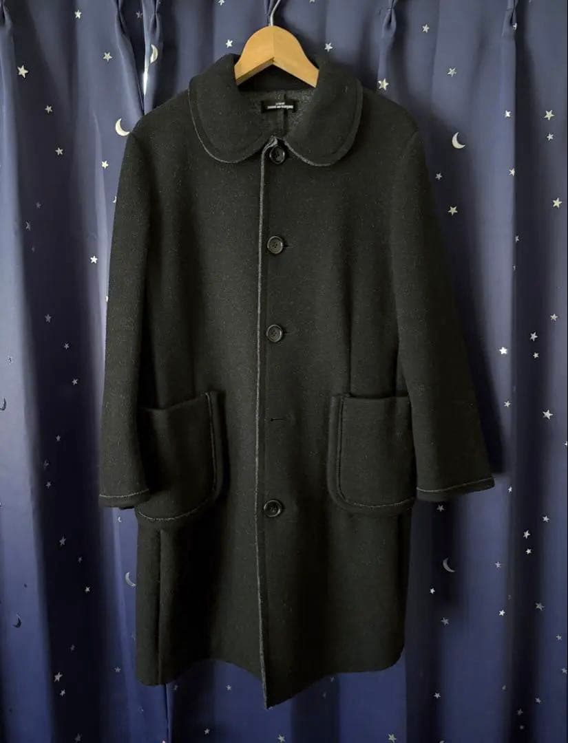 comme des garçonsステンカラーコート ウール　　7/27まで出品