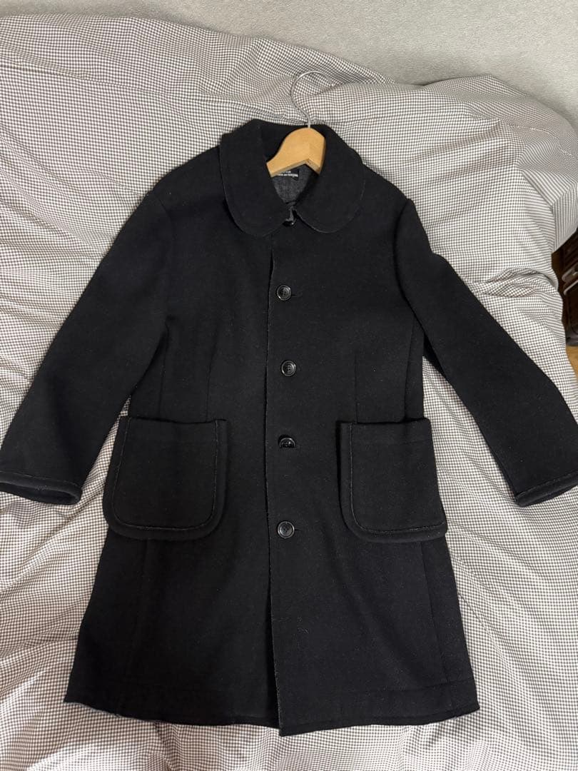comme des garçonsステンカラーコート ウール　　7/27まで出品