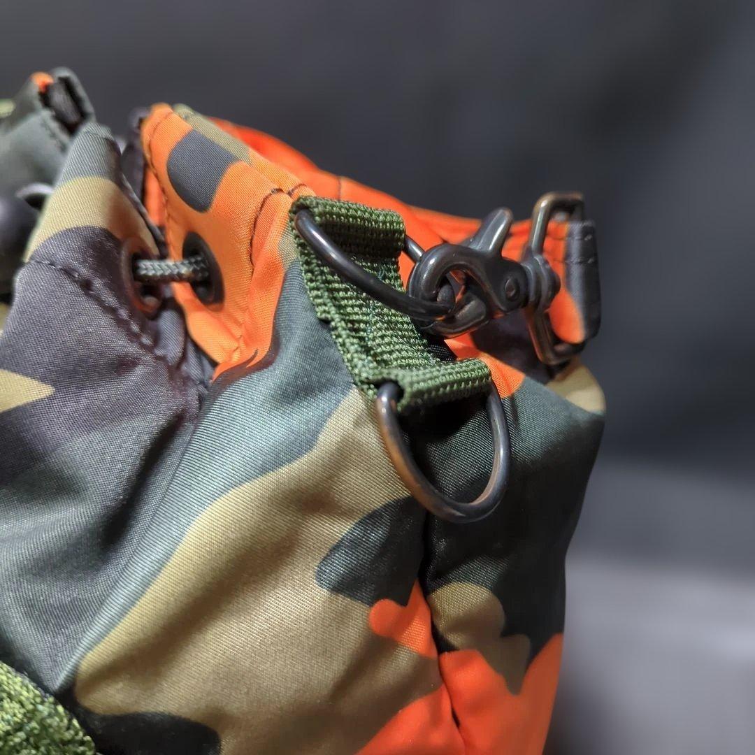 【希少・美品】吉田カバン ポーター バルーンサック メッシュ カモ