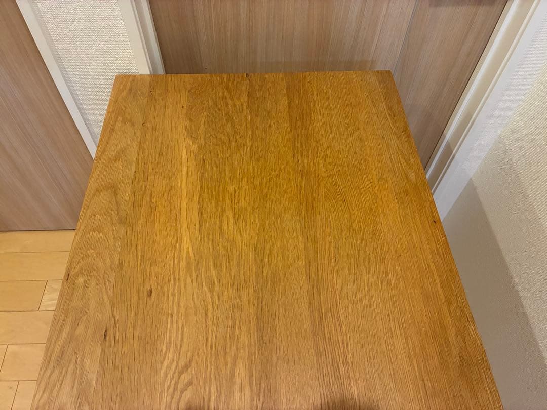 無印良品 引き出し付きオーク材　幅110cm