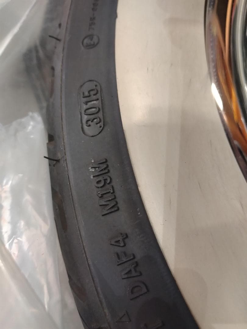 ハーレーFLSTN 純正ホイールタイヤ 極美品