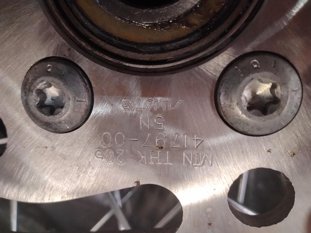 ハーレーFLSTN 純正ホイールタイヤ 極美品