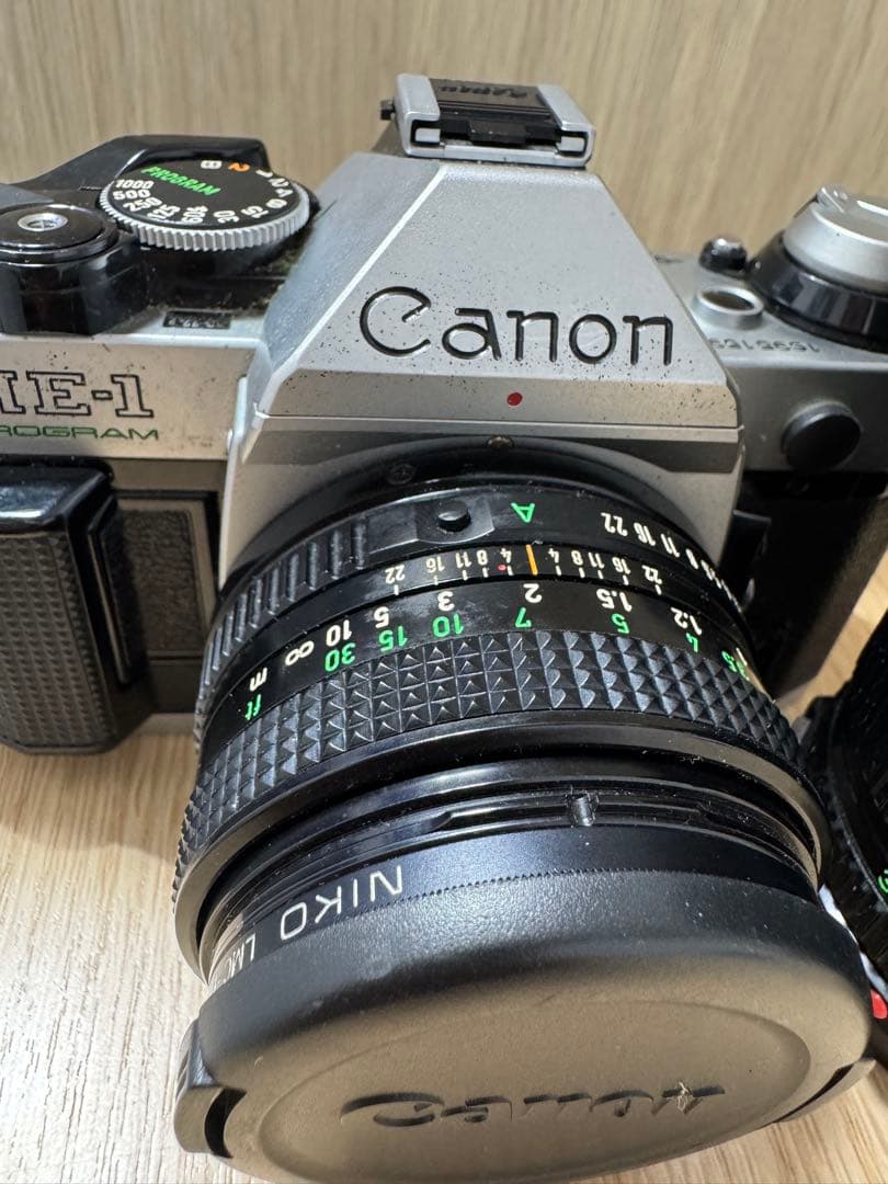 Canon AE-1 フィルムカメラ + Nikonレンズ