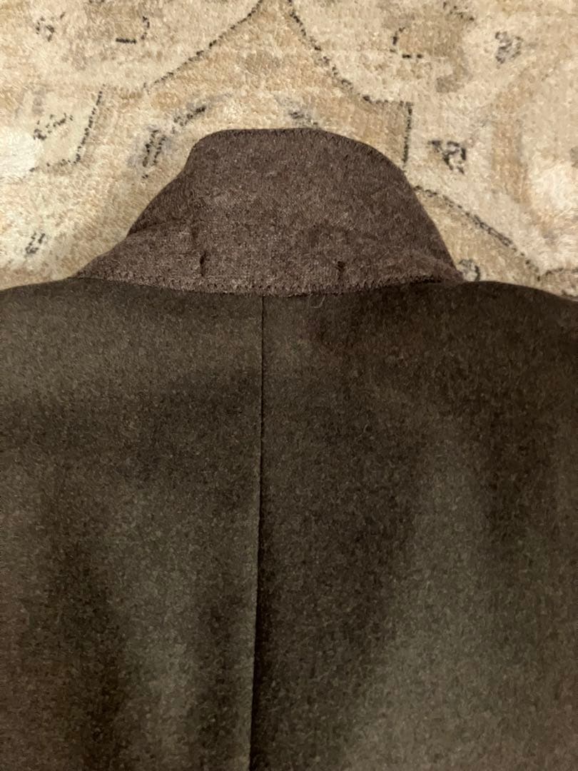 マーカウェア　ミニマリストコート　ダブルフロント　サイズ2 ブラウン