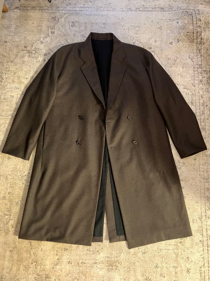 マーカウェア　ミニマリストコート　ダブルフロント　サイズ2 ブラウン