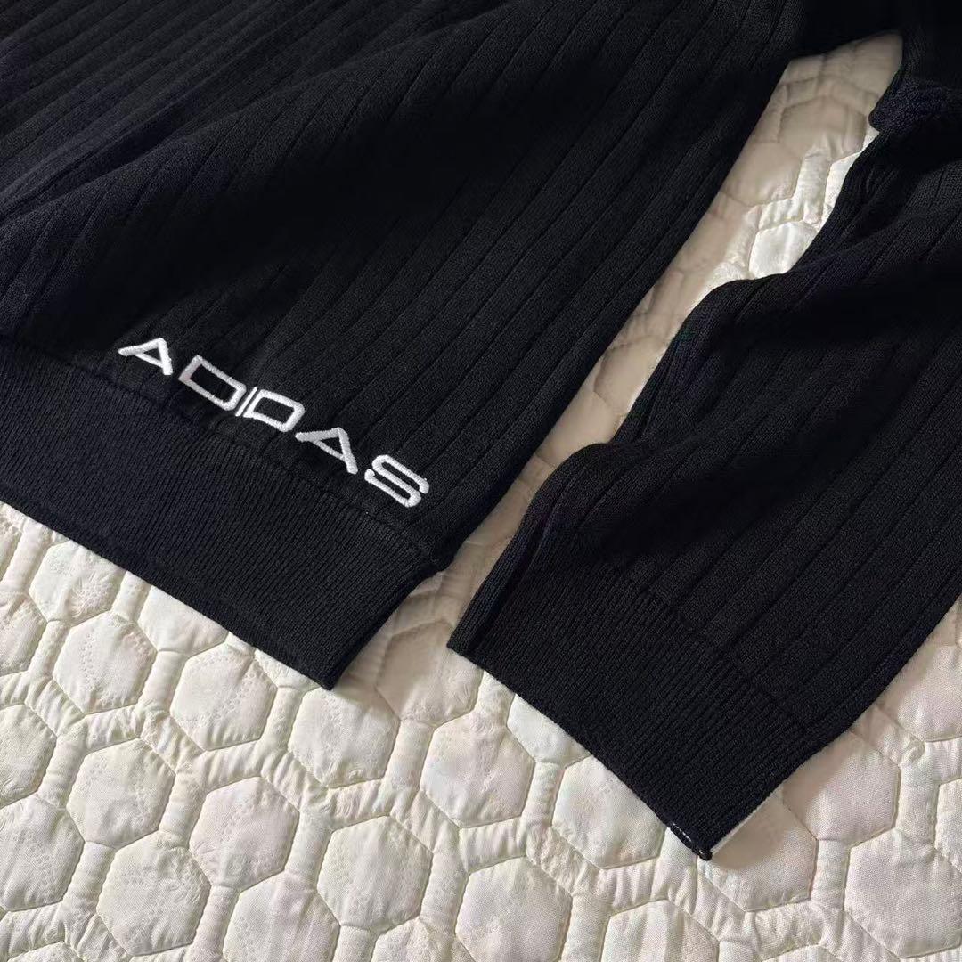 L即日発送新品23100円アディダスゴルフ/メンズ/防風セータージャケット/黒