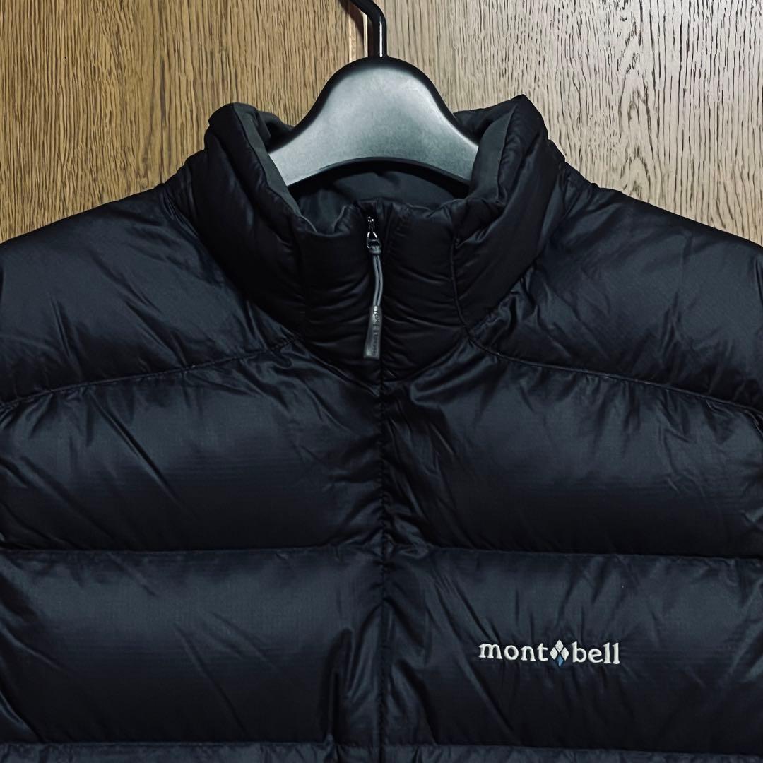 montbell ライトアルパイン、ダウンベスト/1101432メンズMサイズ黒