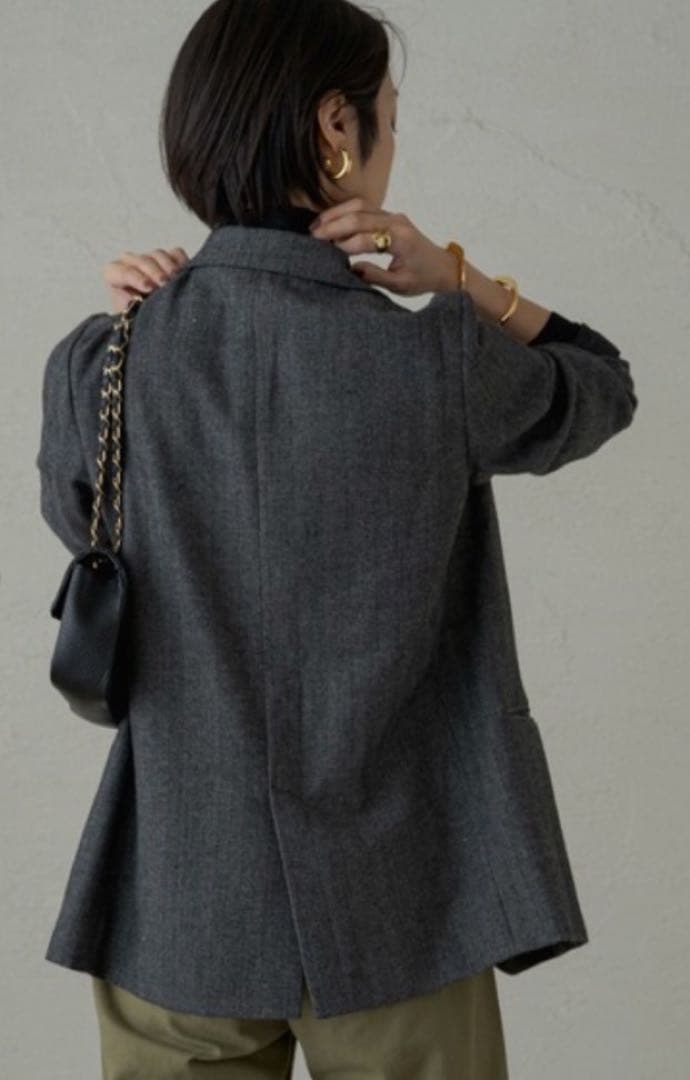 LOUNGEDRESS ヘリンボーンジャケット