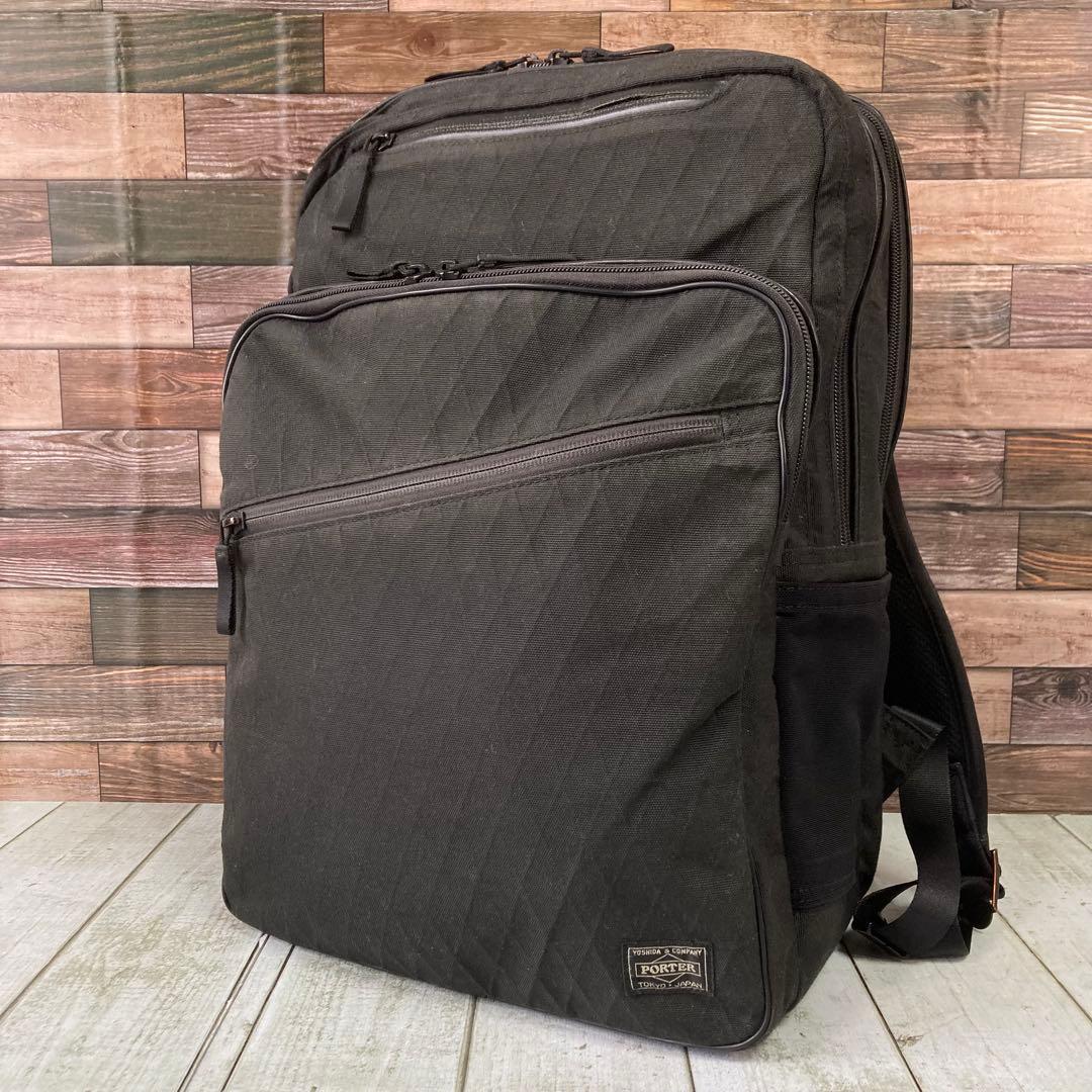 ポーター　ハイブリッド　バックパック　リュック　ブラック　HYBRID　黒