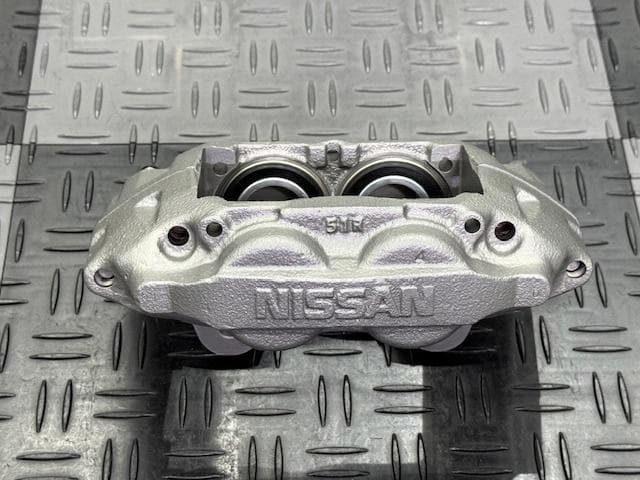 OH済 新品ブレーキパッド S15フロント ブレーキキャリパー 4POT S14