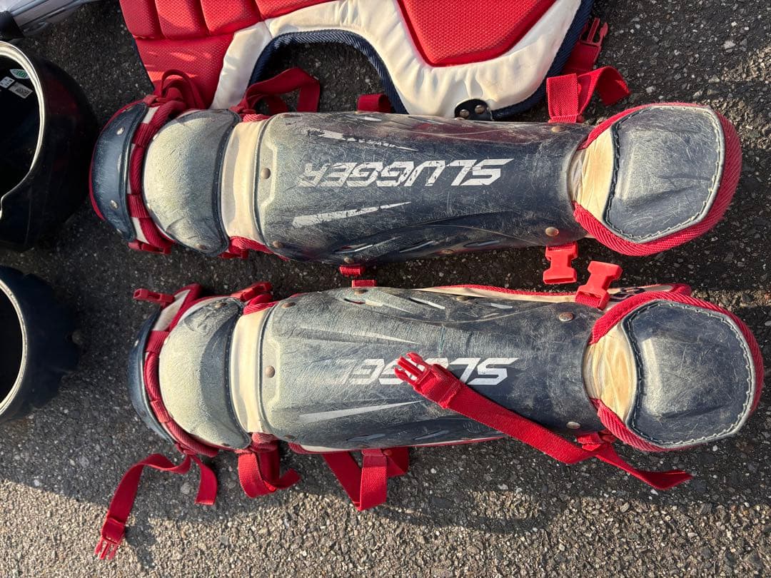 軟式野球用キャッチャー防具一式