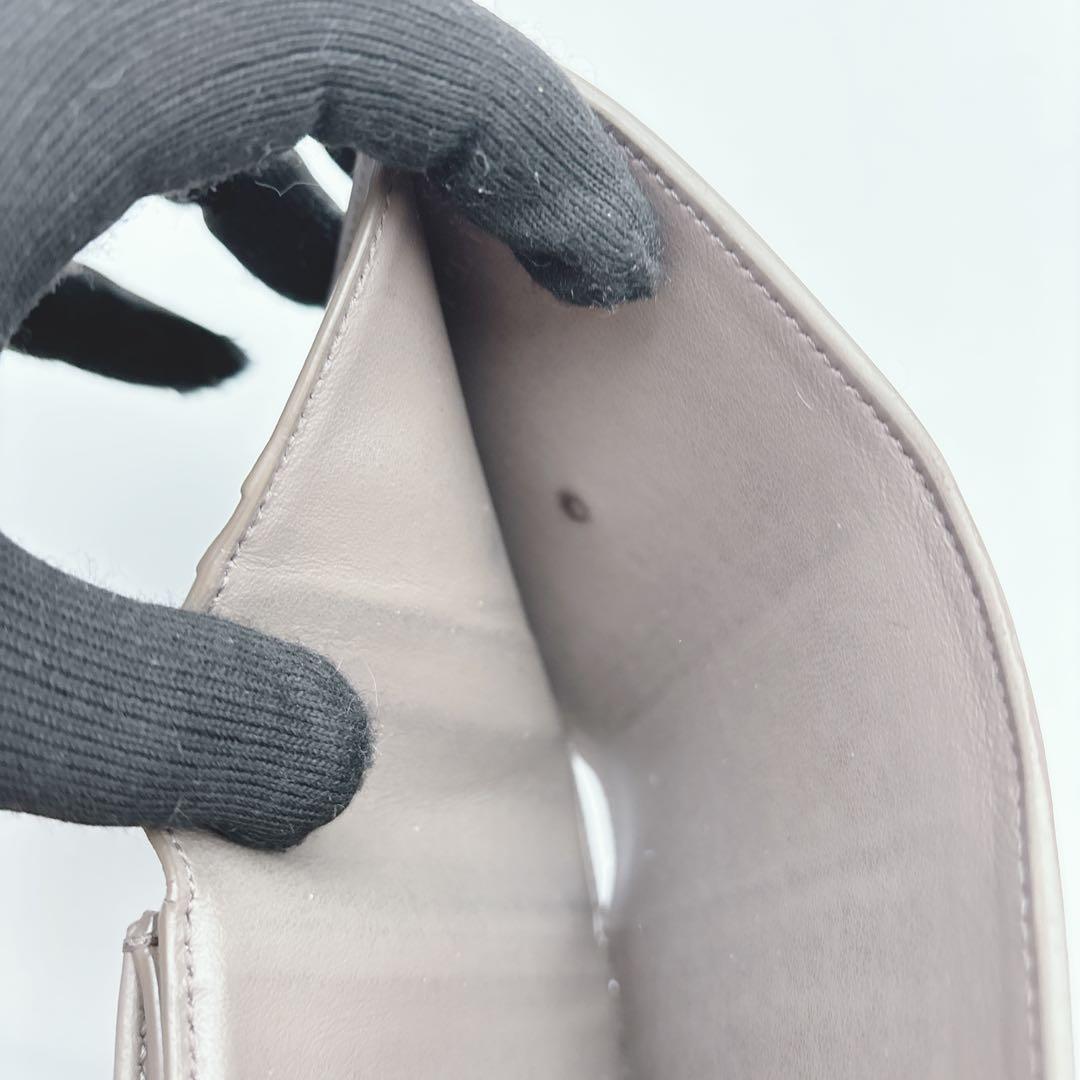 CELINE セリーヌ トリオンフ スモールフラップウォレット 折財布 ペブル